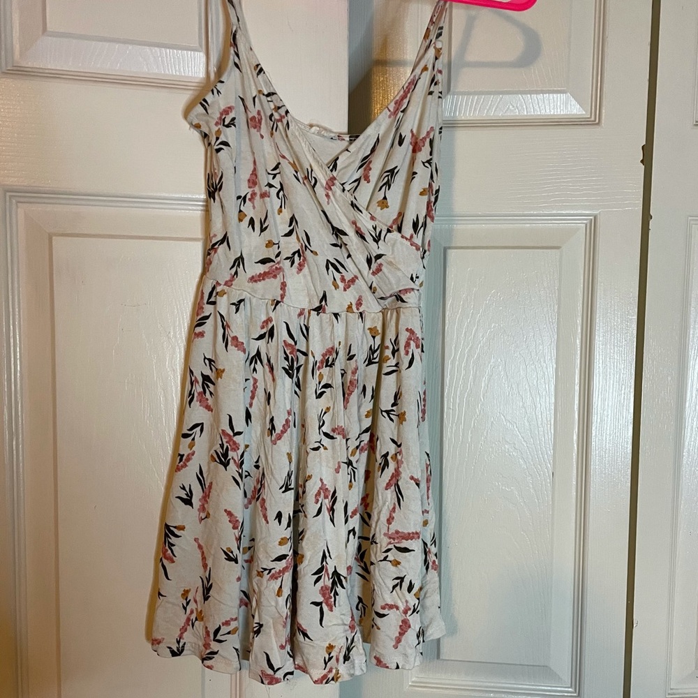 Cream Floral Romper